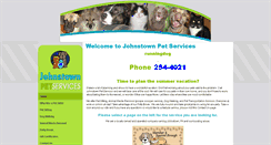 Desktop Screenshot of johnstownpetservices.com